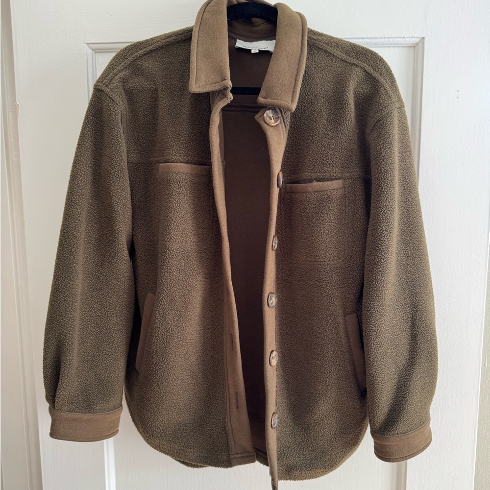 Heartloom Green Lightweight Shirt Jacket